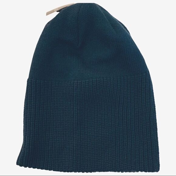Altare Navy Blue Rib Knit Cuffed Beanie Hat, Unisex One Size - Picture 3 of 7